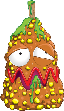 Corny Corn Dog - Corny Corn Dog Grossery Gang (412x406), Png Download