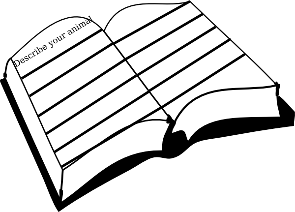 Clip Art Journal - Book Leaf (600x431), Png Download