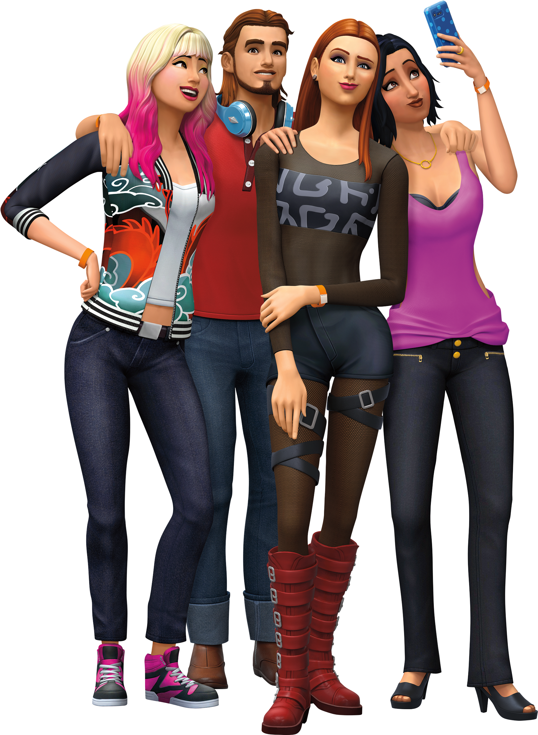 Get Together Announce Render - Sims 4 Get Together (1984x2564), Png Download