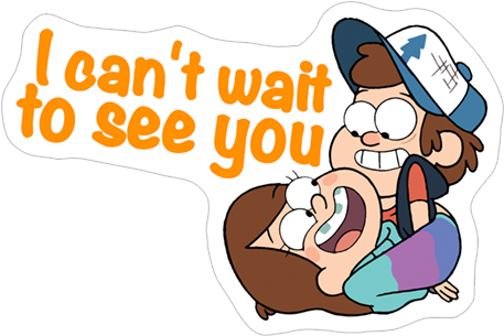 Viber Sticker «gravity Falls» - Stickers Gravity Falls (490x317), Png Download