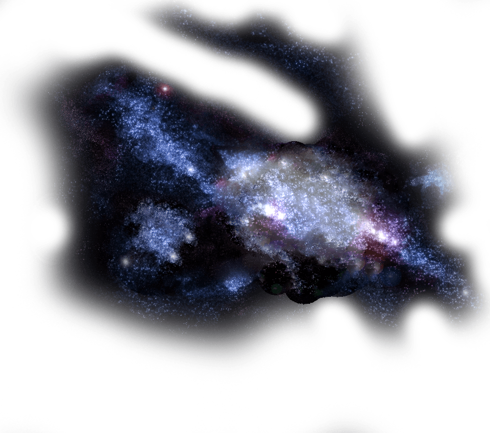 Arc Shape Galaxy - Transparent Background Galaxy Nebula (981x868), Png Download