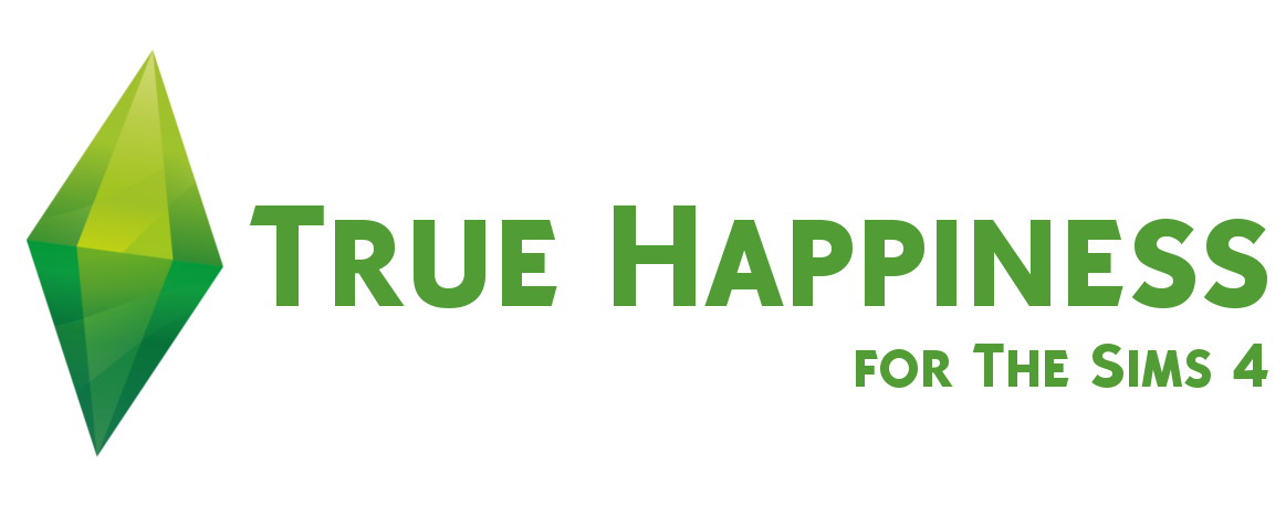 True Happiness For The Sims - Graphic Design (1395x507), Png Download