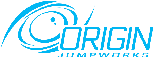 Origin Jumpworks (657x249), Png Download