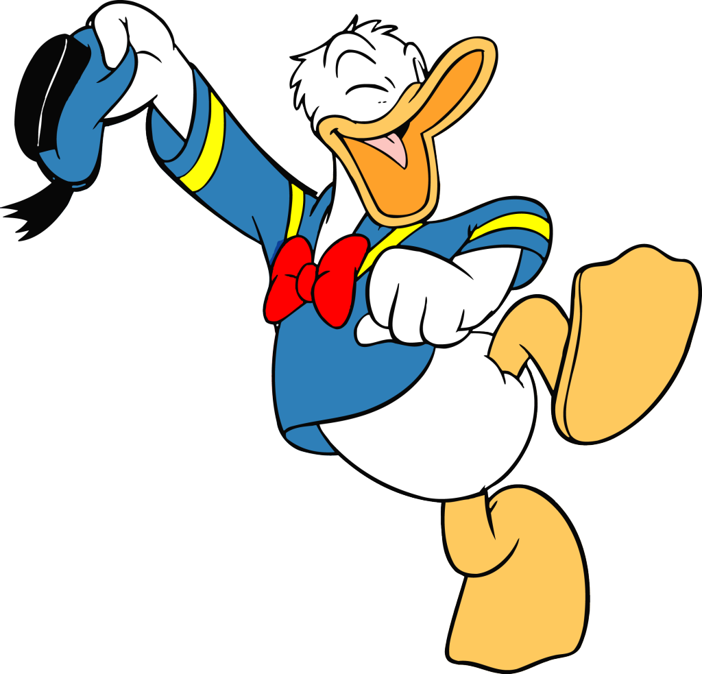Donald Duck - Sticker Donald Duck (1024x983), Png Download