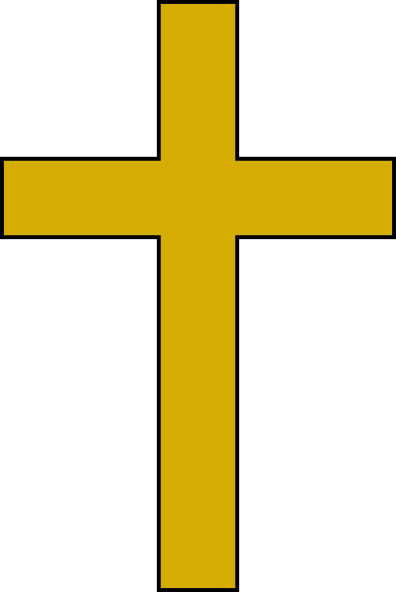 Christian Cross Png - Cross Clip Art (396x592), Png Download