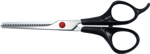 6-5/8" Hair Thinning Scissors - Scissors (500x265), Png Download