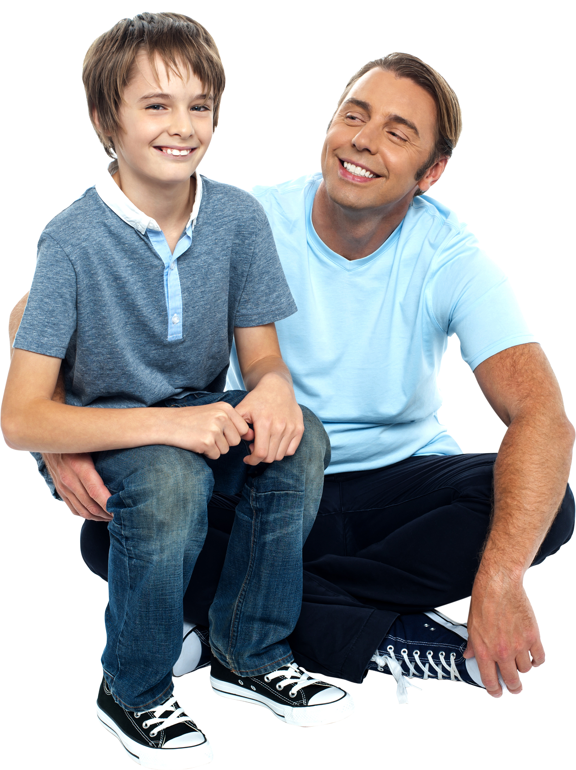 Father And Son Png Image - Portable Network Graphics (4809x3200), Png Download