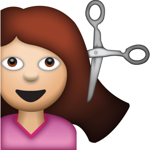 Free Download Emoji Sticker By Loren - Hair Emoji Png (600x600), Png Download