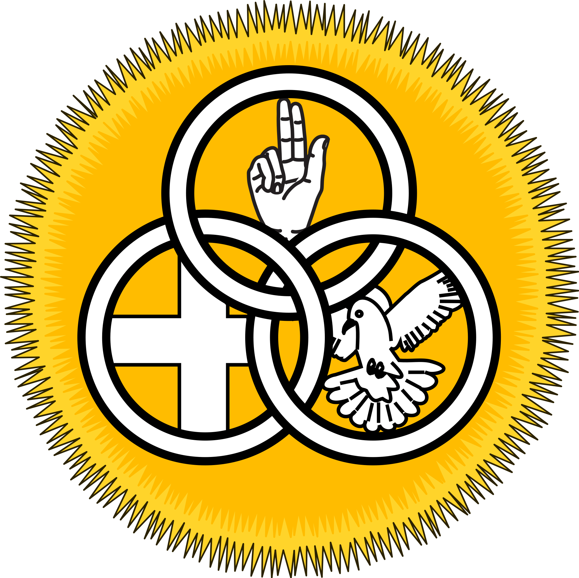 Defend The Faith In The Name Of The Father, The Son, - Society Our Lady Of The Most Holy Trinity (2000x1996), Png Download