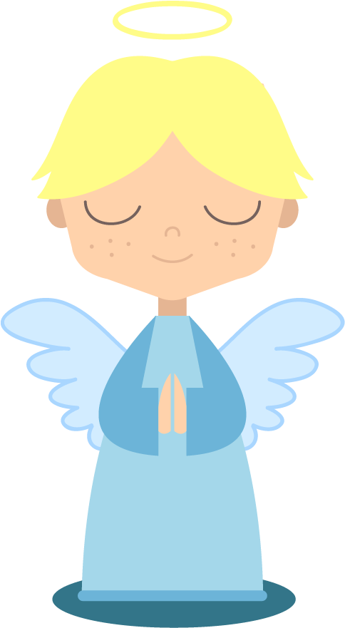 Angel Drawing Illustration - Clip Art (536x880), Png Download