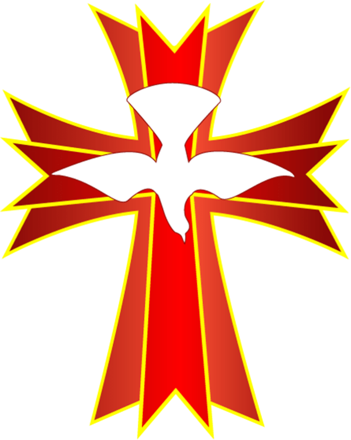 28 Collection Of Holy Cross Clipart Free - Holy Spirit Clip Art (445x559), Png Download