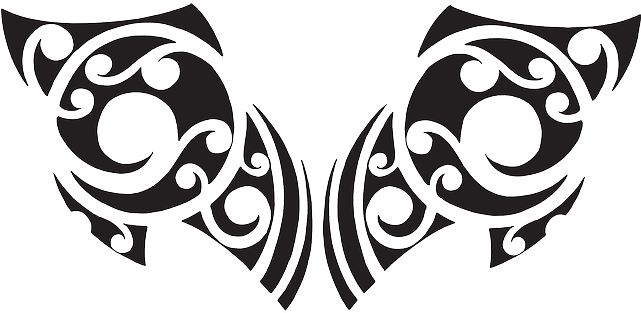 Design, Shape, Art, Abstract, Swirls, Symmetrical - Tribal Patterns (640x320), Png Download