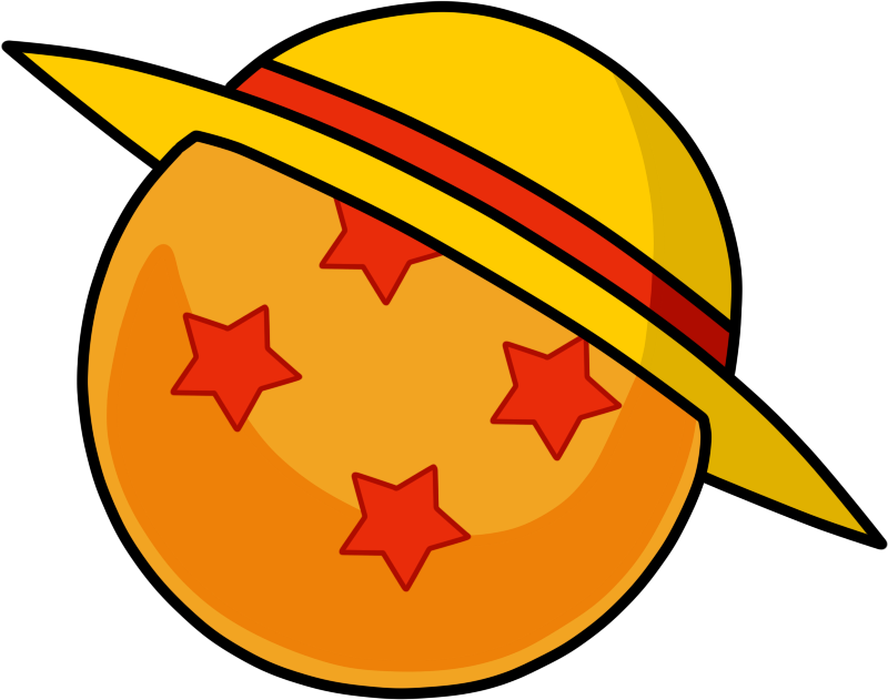 Dragon Ball X One Piece Logo If You Post This Anywhere, - Dragon Ball One Piece Logo (800x631), Png Download