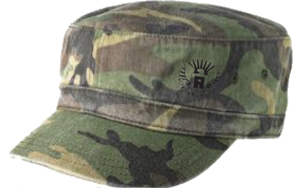 America Distressed Military Hat The Mr - Military Hat (1024x1024), Png Download