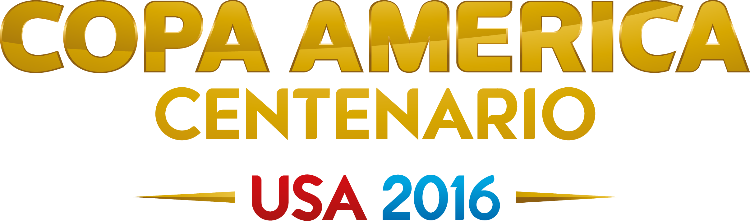 Copa America 2016 Logo Png Jpg Transparent Library - Copa América Centenario (1810x533), Png Download
