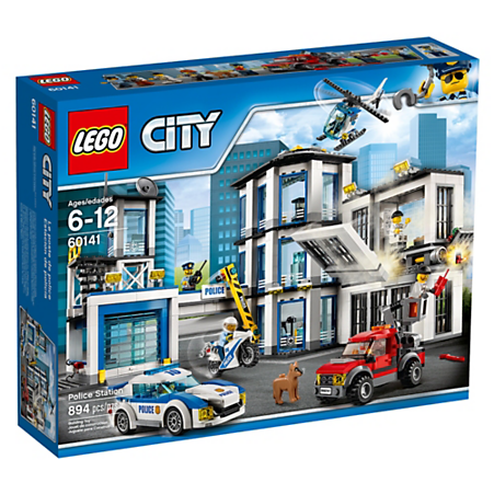 Check Out The Police Station, Featuring An Exploding - Lego City Police 60141 (600x450), Png Download