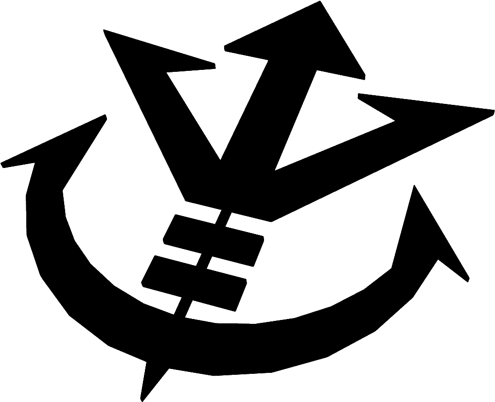 King Vegeta Logo Dragon Ball Z - Dragon Ball Z King Vegeta Logo (1158x862), Png Download