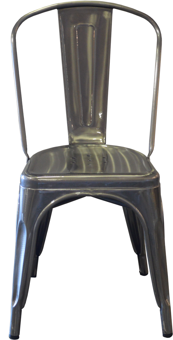 Download Gunmetal Dining Chairs Metal Chair Transparent Full Size