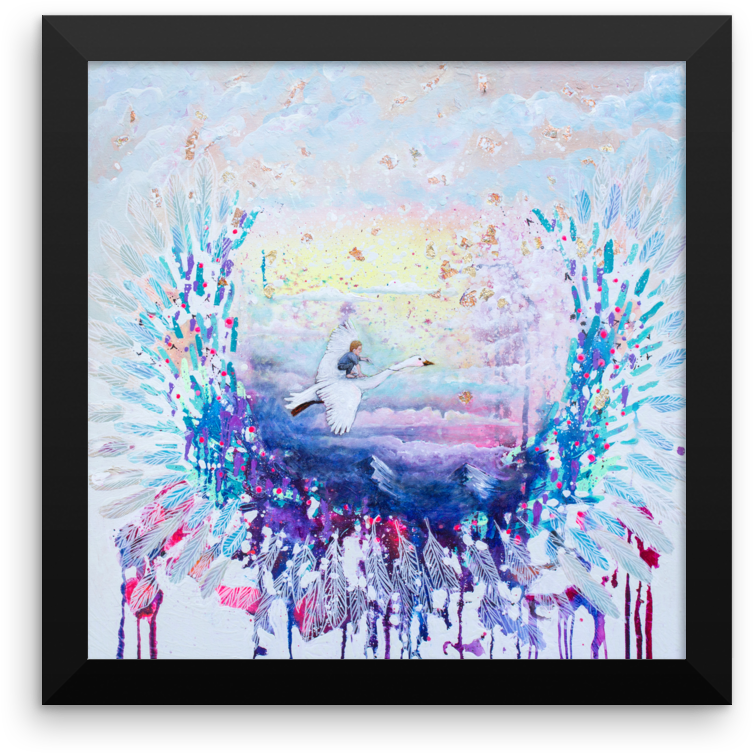 Flying Lessons Fine Art Print - Picture Frame (1000x1000), Png Download