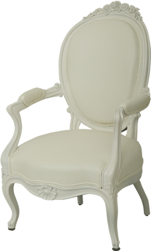 White Victorian Chair Set - Bank (800x532), Png Download