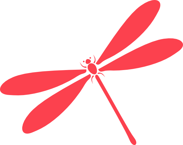 Download Download Svg Royalty Free Pink Dragon Fly Clip Art At Clker Red Dragonfly Clipart Full Size Png Image Pngkit