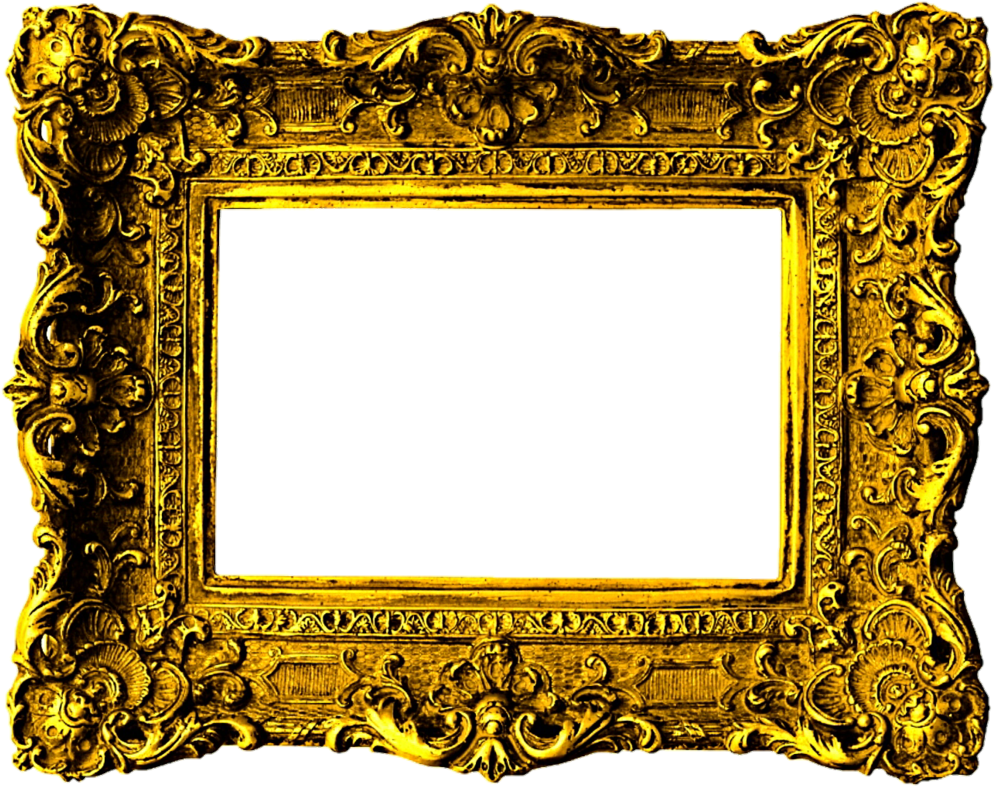 Beautiful Gold Victorian Frame By Jeanicebartzen27 - Gold Victorian Picture Frame (994x786), Png Download