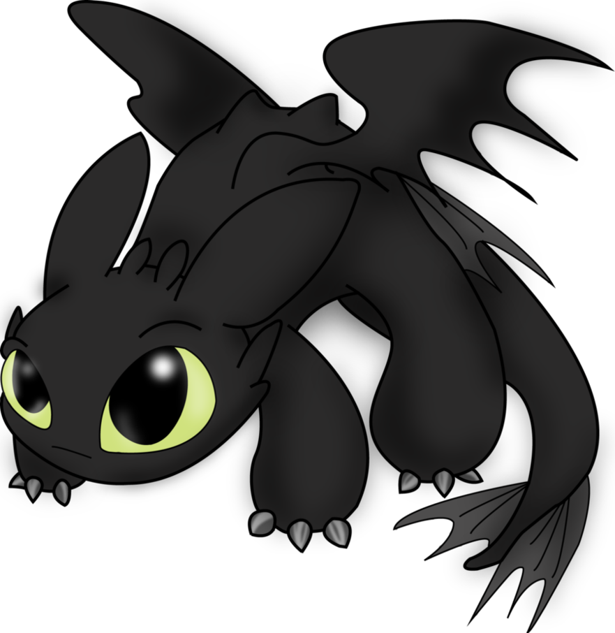 Hd Wallpaper And Background Photos Of Toothless For - Idecalworks Toothless How To Train Your Dragon Trackpad (881x906), Png Download