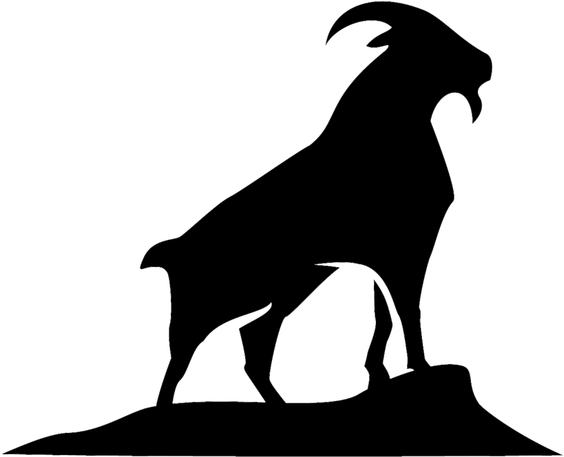Image Result For Goat Silhouette Zentangles, Goats, - Goat Island Richters Pils (1000x913), Png Download