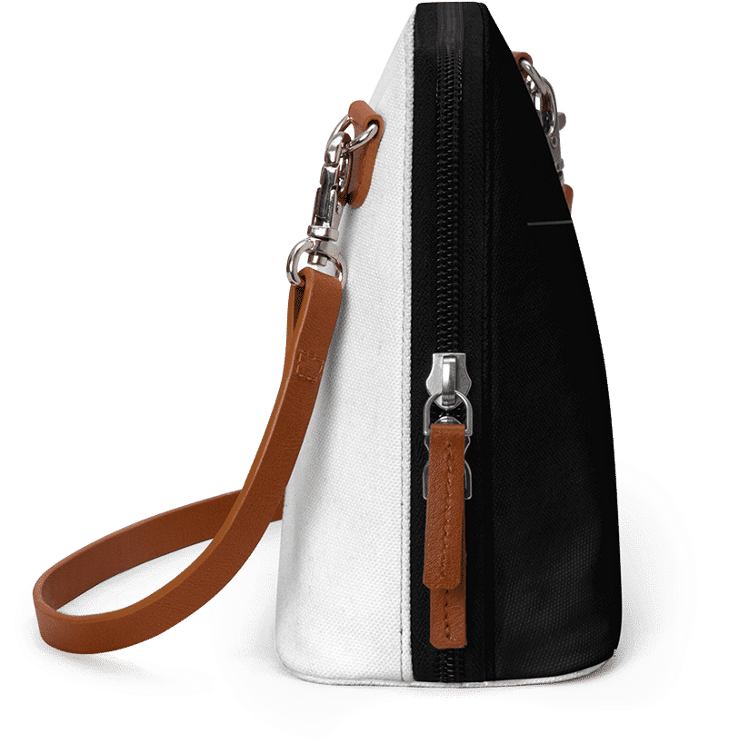 Dailyobjects Face Silhouette - Shoulder Bag (900x900), Png Download