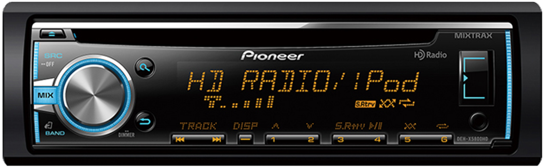 Stereo Pioneer Deh-x5800hd - Pioneer Deh 5800 (1100x550), Png Download