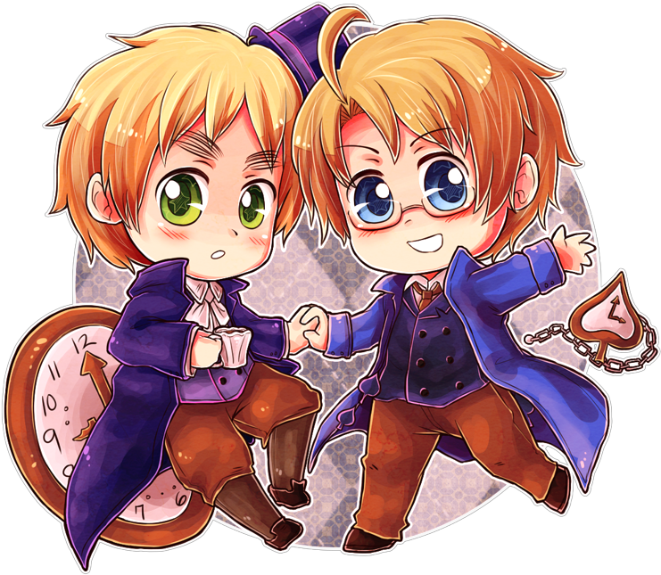 King And Queen Of Spades <3 - Cardverse Usuk (900x652), Png Download