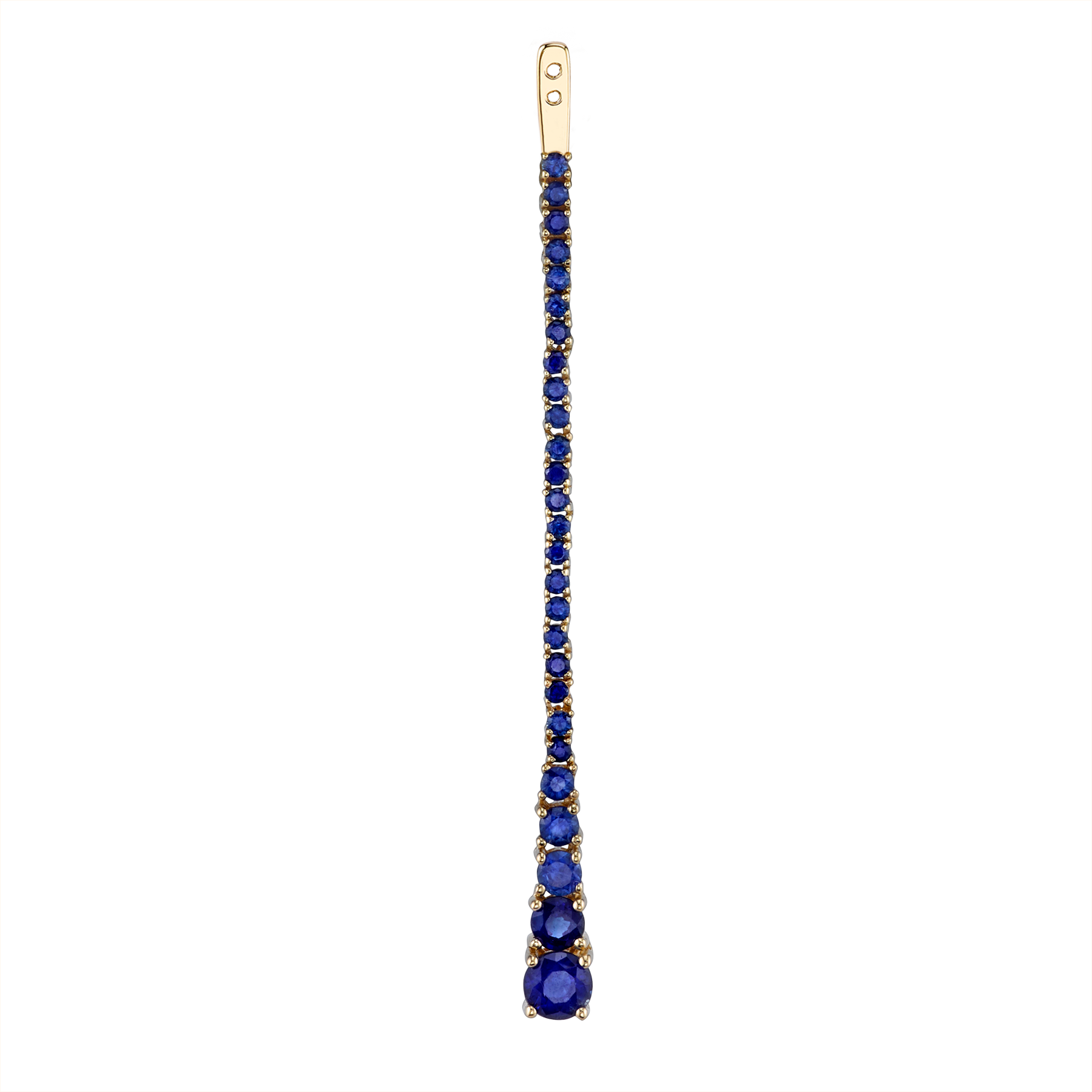 Sapphire Dew Drop Ear Jacket - Flute (1800x1800), Png Download