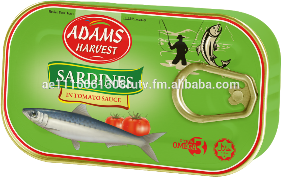 Sardines In Tomato Sauce 125 Gm Eoe - Bait Fish (1000x617), Png Download