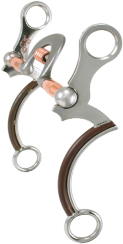 Sheridan 7 Brown And Stainless With Equalizer With - Tom Balding Bits & Spurs Sheridan 7 Equalizer With (650x488), Png Download