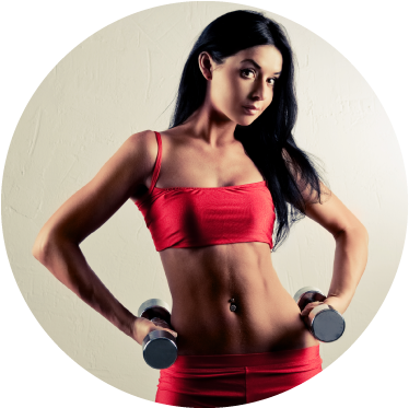 Fitness-girl - Wysportowane Ramiona U Kobiety (381x382), Png Download