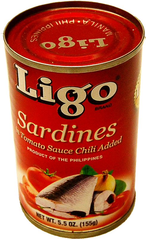 More Views - Ligo Sardines In Chili Tomato Sauce - 5.5 Oz Can (800x800), Png Download