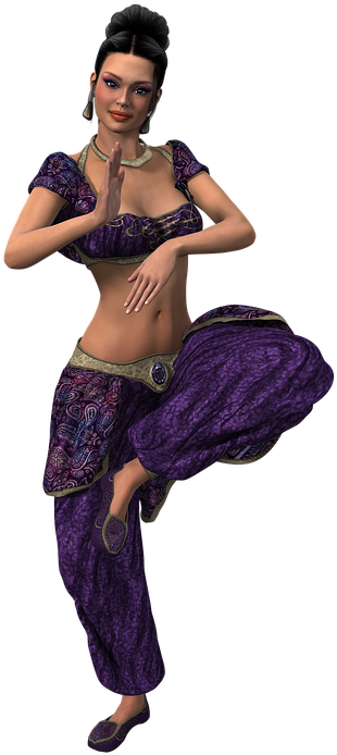 Woman, Dance, Dancer, Movement, Joy, Belly Dance - Dance (540x720), Png Download