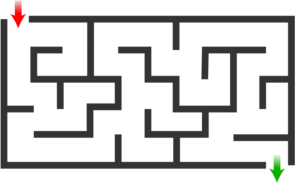 Balancing Complexity And Flexibility - Maze Game (1024x643), Png Download