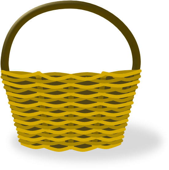 Basket Cartoon Png - Hot Air Balloon Basket Clipart (600x587), Png Download