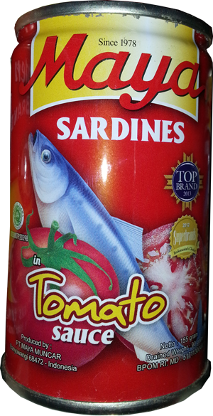 Maya Sardine - (300x585), Png Download
