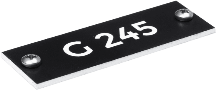 Placas De Características - Metal (737x416), Png Download