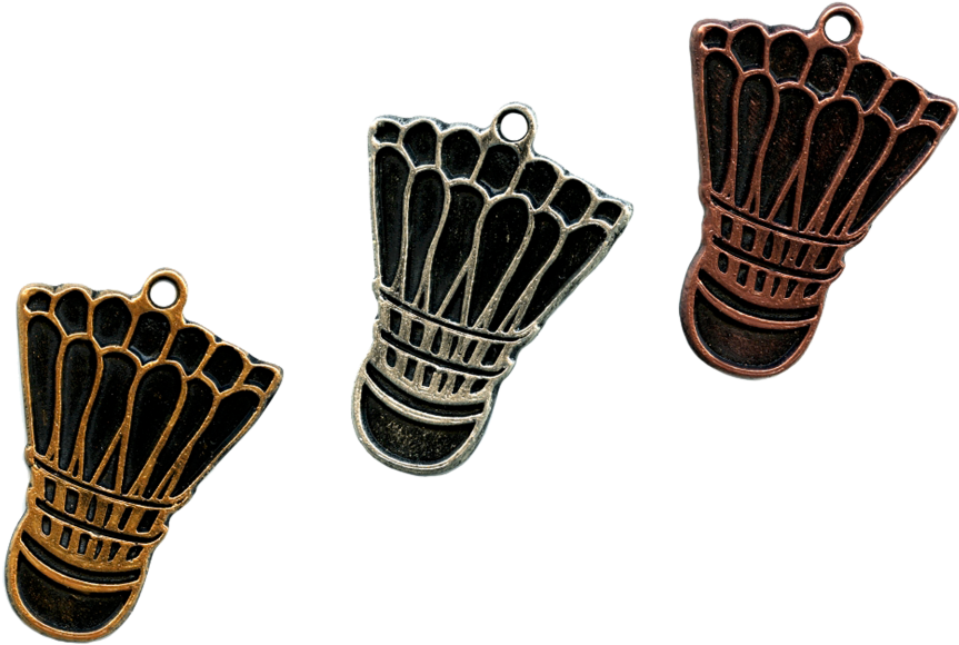 Motivmedaille Federball - Badminton (900x600), Png Download