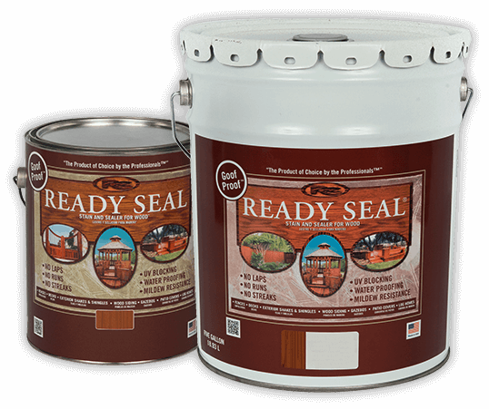 Ready Seal Stain Buckets And Gallon Hammond Lumber - Ready Seal Clear (538x451), Png Download