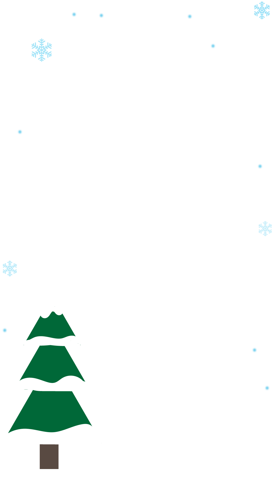 Winter Wonderland - Christmas Tree (1080x1920), Png Download