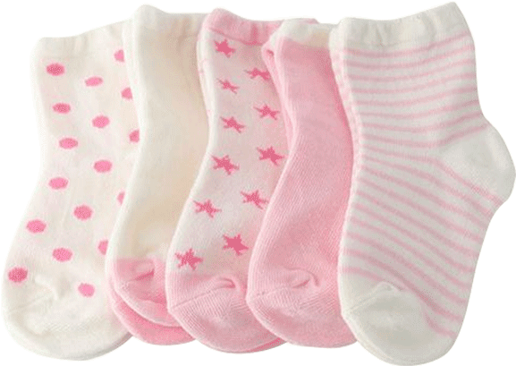 Petite Bello Socks M Pink Baby Socks 3 Pck - Sock (600x600), Png Download