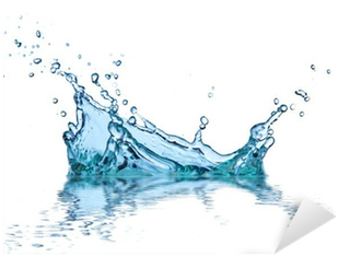 Water Splash, Isolated On White Background Sticker - Water Refresh (400x400), Png Download