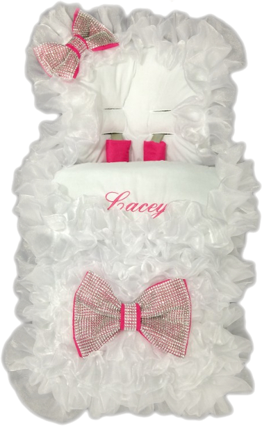 Personalised Foot Muffs - White (377x612), Png Download
