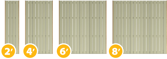 Different Dock Sizes - Plywood (600x219), Png Download