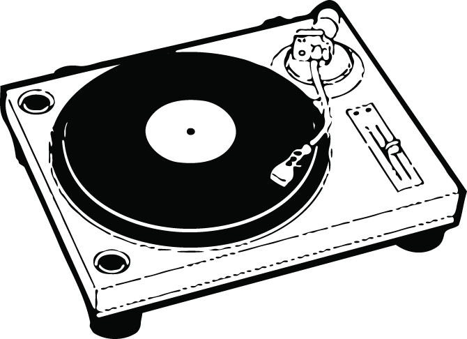 Share This Image - Turntable (670x486), Png Download