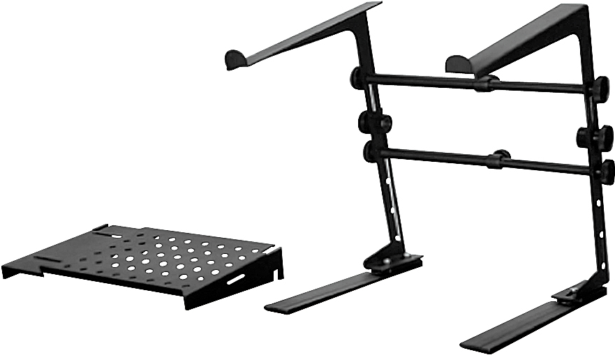 Dr Pro Dj Laptop Stand And Shelf Bundle - Dr Pro Laptop Stand (1086x1038), Png Download